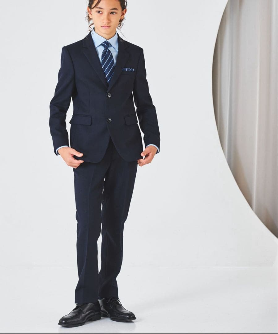 新品⭐️レジメンタルタイのベーシックスーツセット　150B