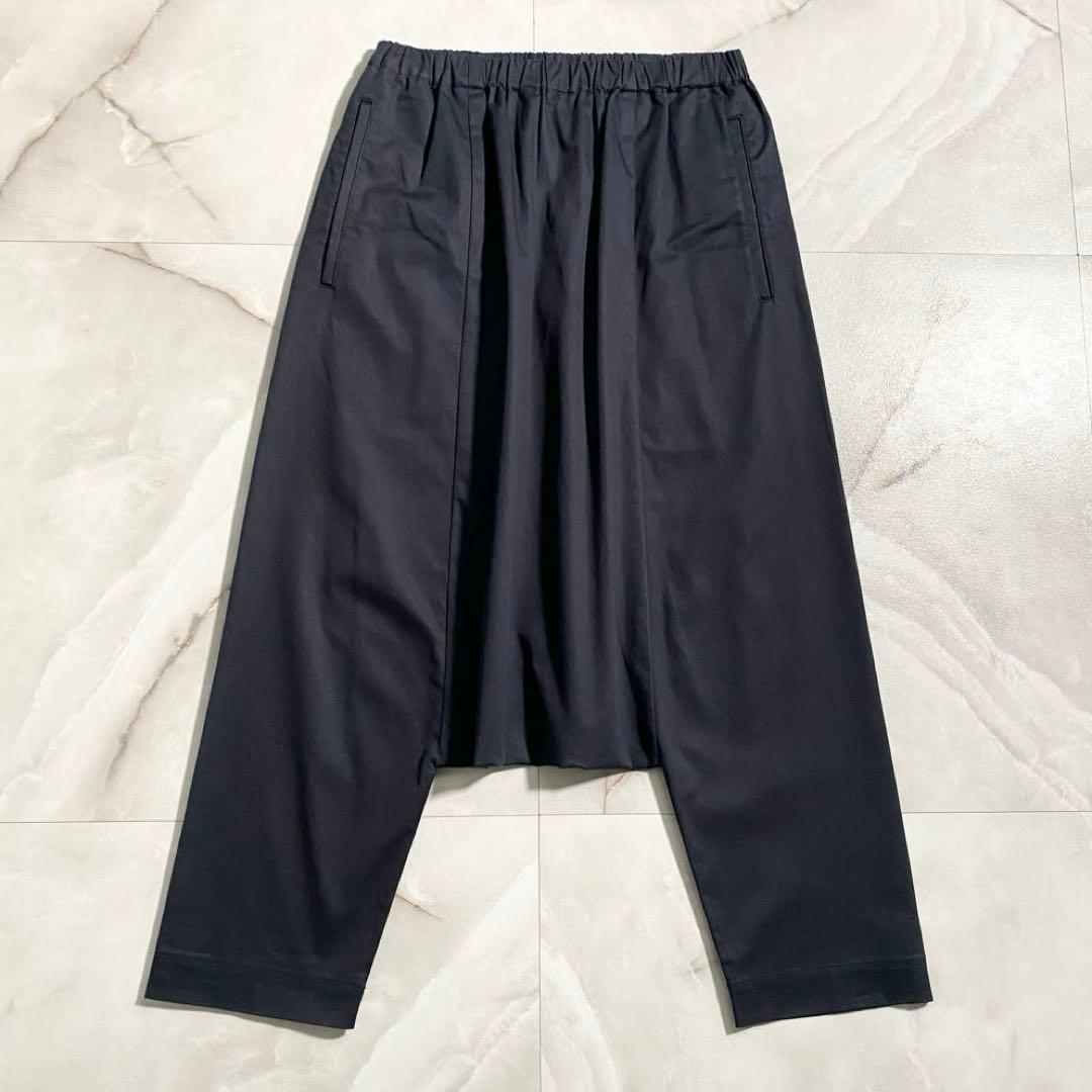 A16136 美品 コムデギャルソンコムデギャルソン　サルエルパンツ紺xs