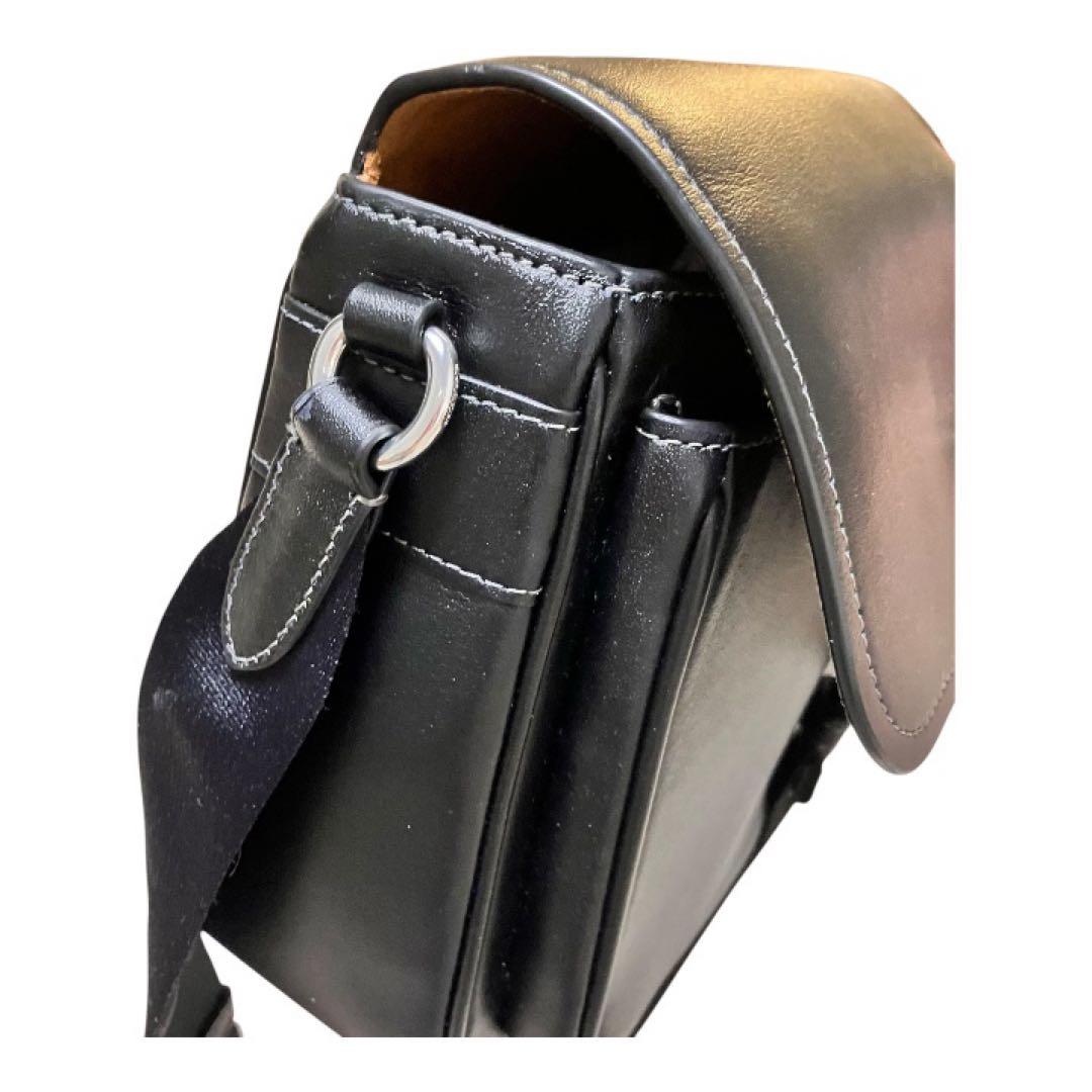 コーチ COACH ペース ショルダーバッグ レディース ブラックレザー 美品