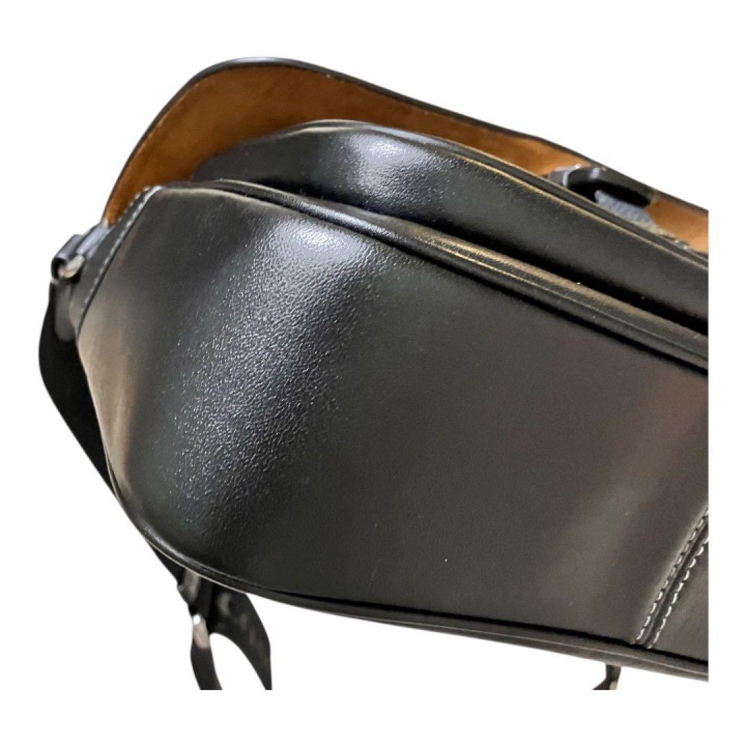 コーチ COACH ペース ショルダーバッグ レディース ブラックレザー 美品