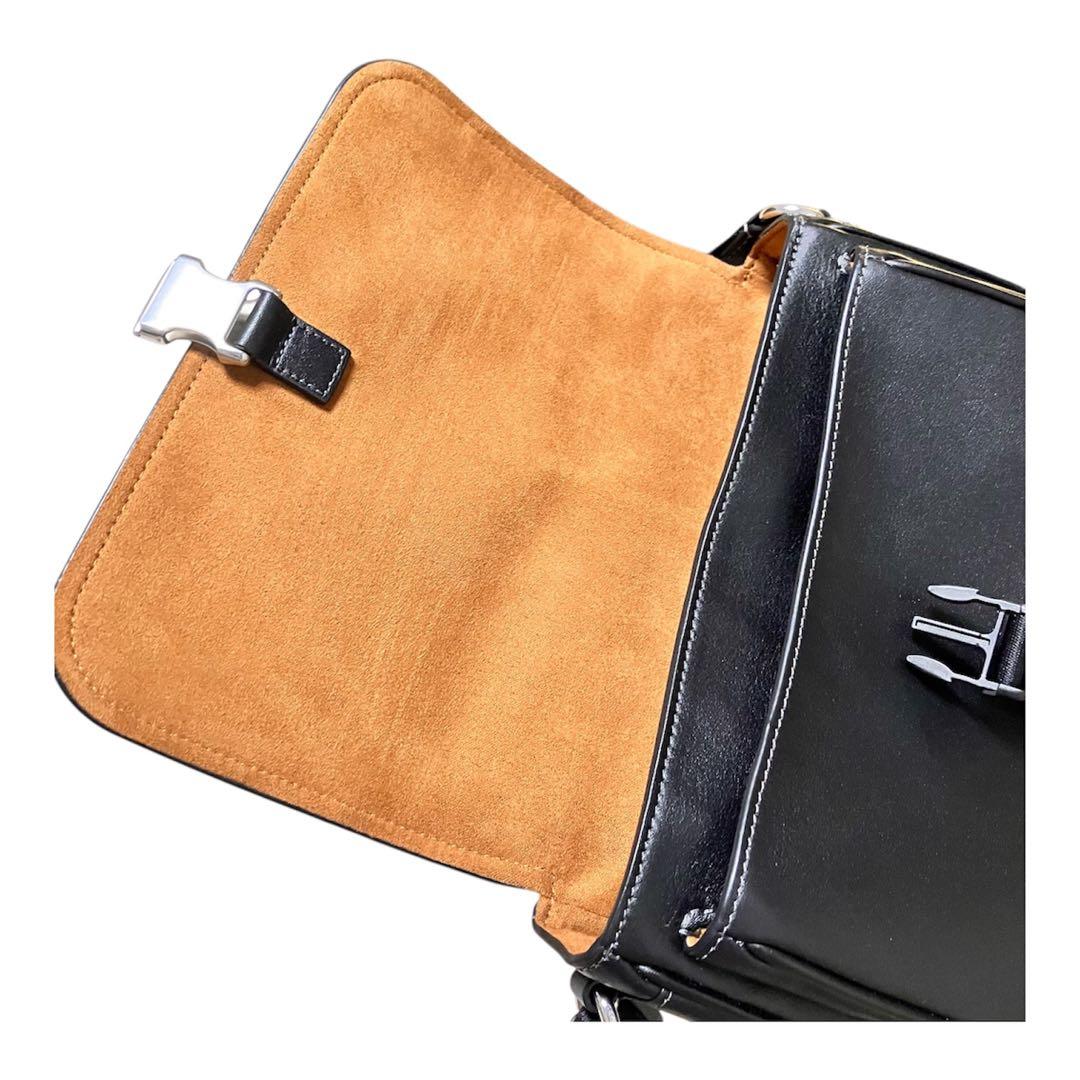 コーチ COACH ペース ショルダーバッグ レディース ブラックレザー 美品