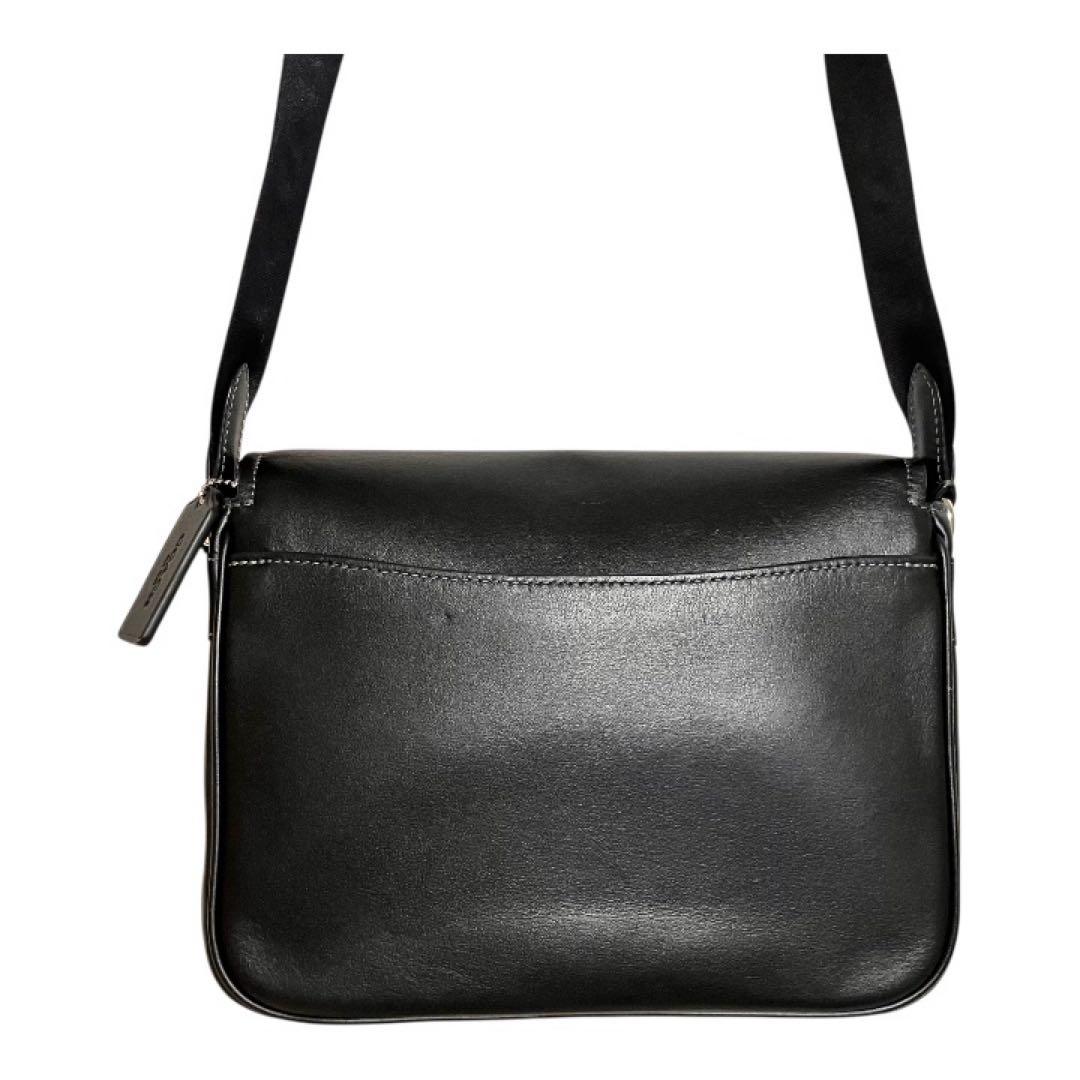 コーチ COACH ペース ショルダーバッグ レディース ブラックレザー 美品