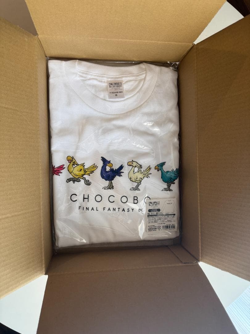 【新品未開封】FF9展 チョコボTシャツ 購入特典ショッピングバッグ付き