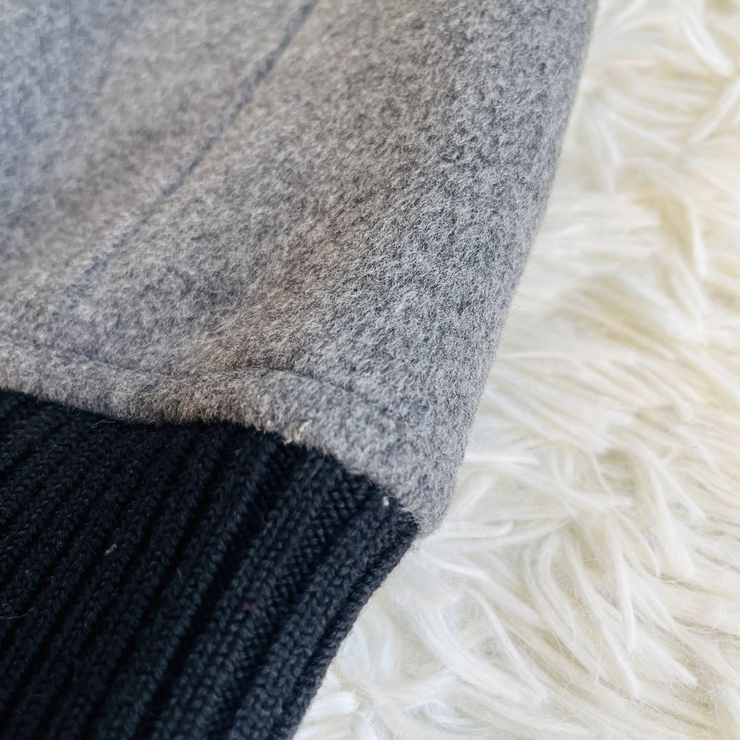 【Drawer】スタジャン レザー シルク ワッペン キルティング 羊革 36