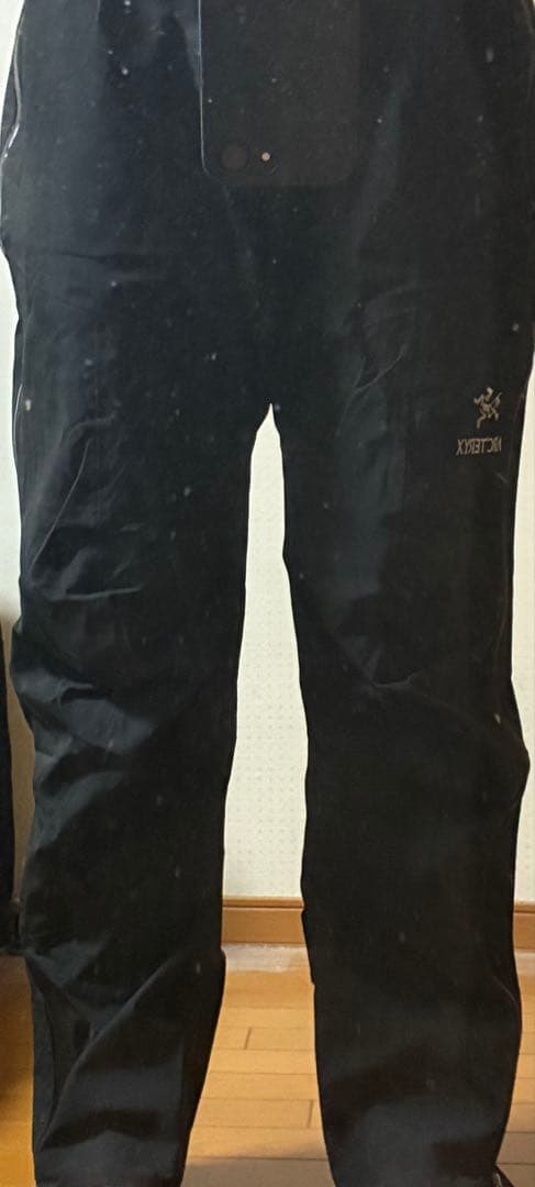 ARC'TERYX GORE-TEX ナイロンパンツ ブラック