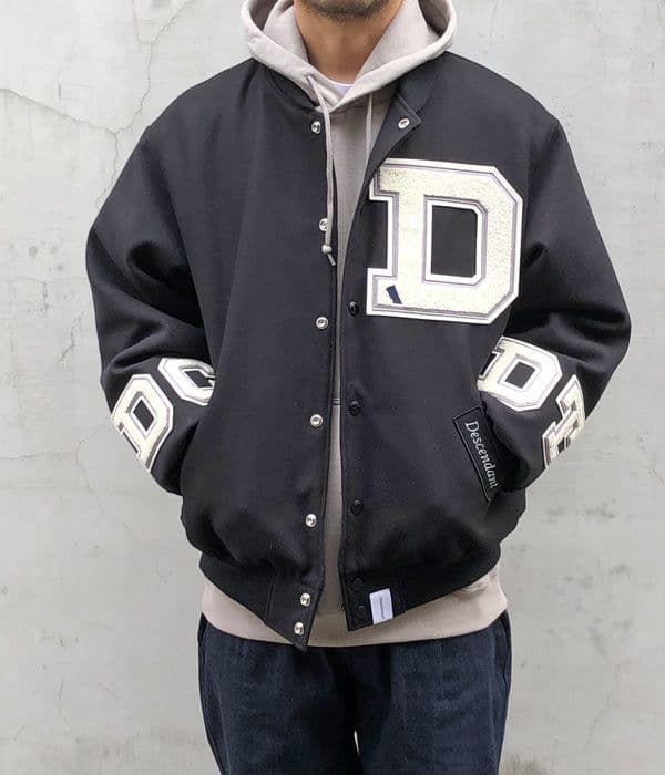 ジャケット・アウター DESCENDANT SQUAD VARSITY JACKET