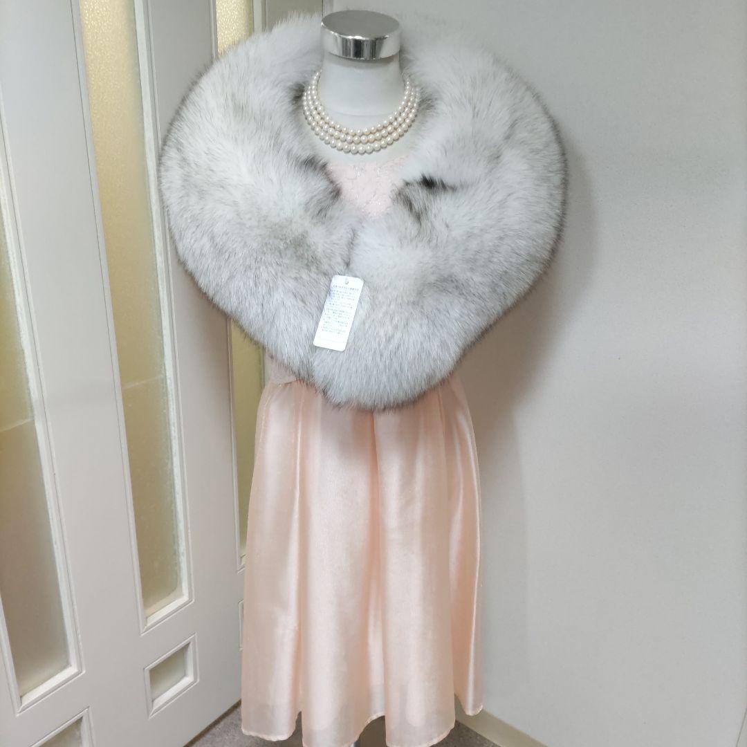 サガフォックス　ブルーFOX　成人式ショール　SAGAFOX　SAGAFURS