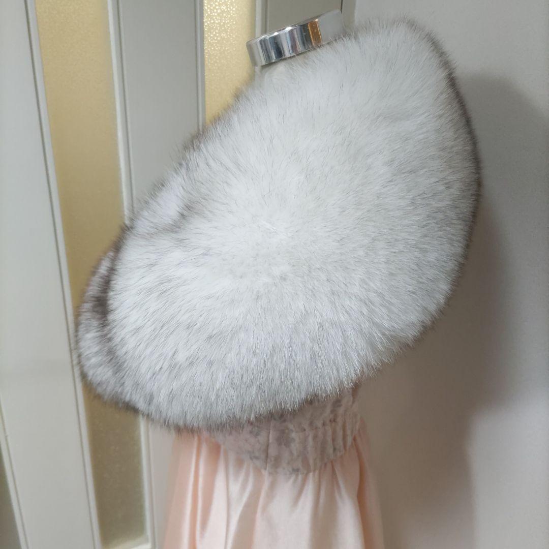 サガフォックス　ブルーFOX　成人式ショール　SAGAFOX　SAGAFURS