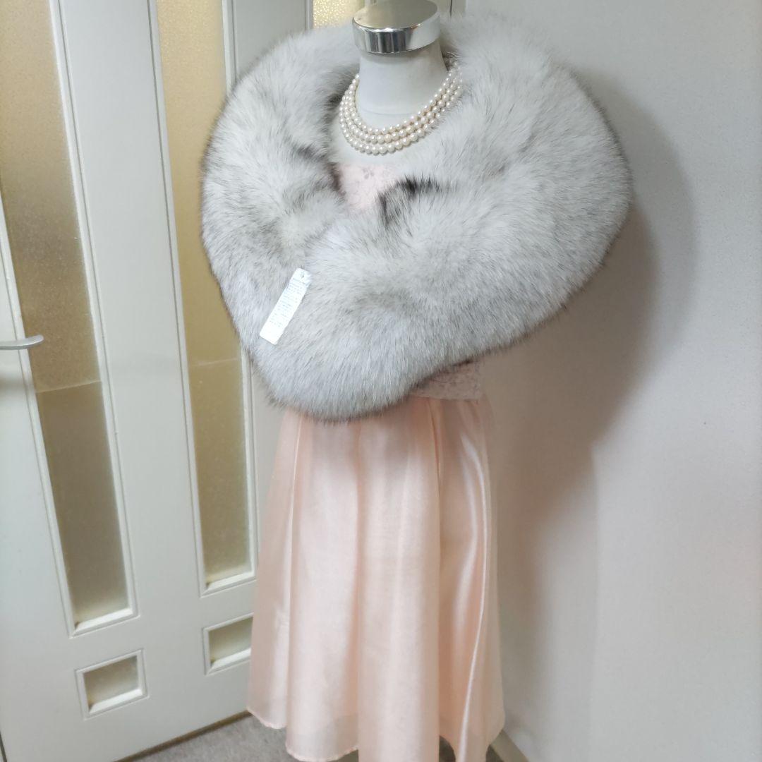 サガフォックス　ブルーFOX　成人式ショール　SAGAFOX　SAGAFURS