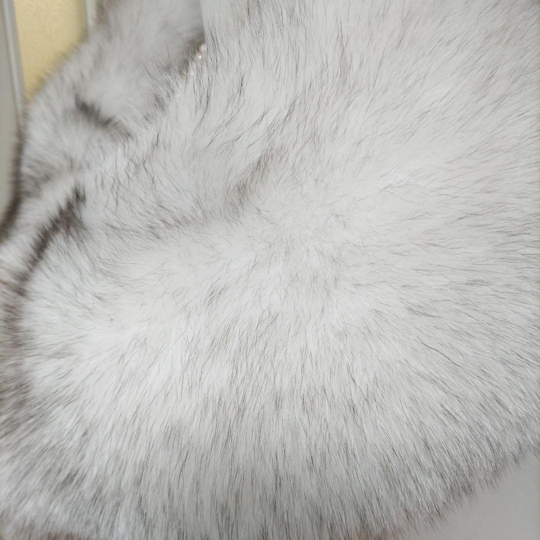 サガフォックス　ブルーFOX　成人式ショール　SAGAFOX　SAGAFURS