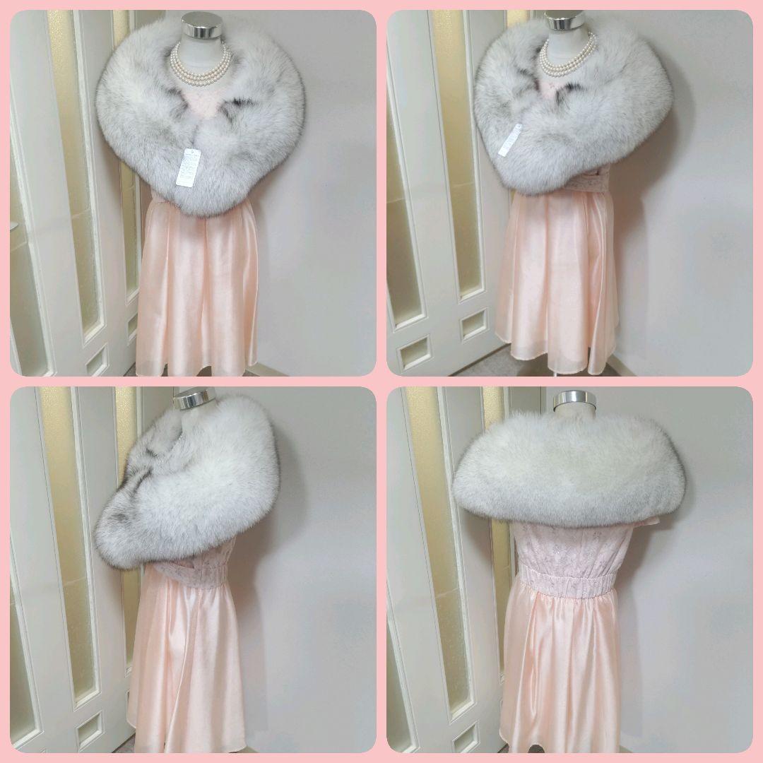 サガフォックス　ブルーFOX　成人式ショール　SAGAFOX　SAGAFURS