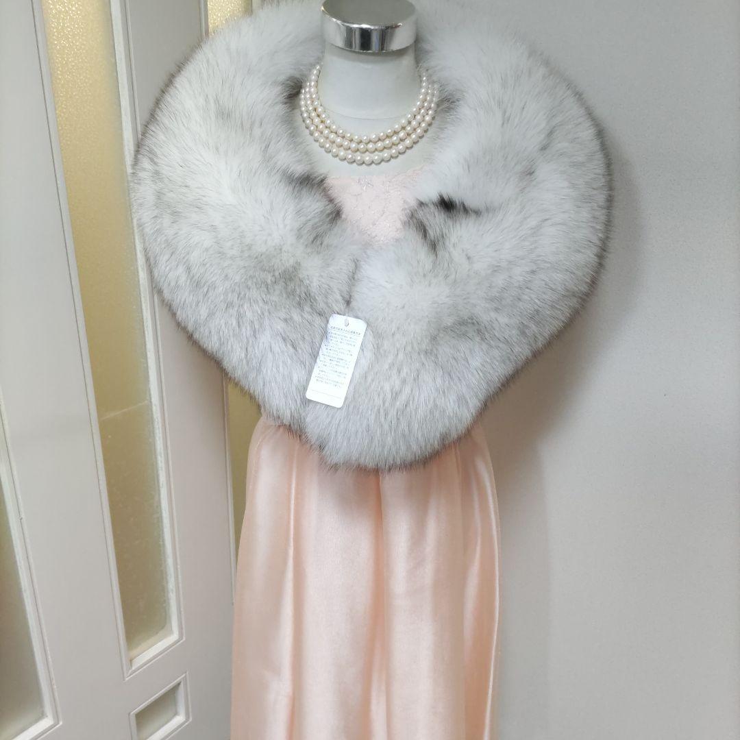 サガフォックス　ブルーFOX　成人式ショール　SAGAFOX　SAGAFURS