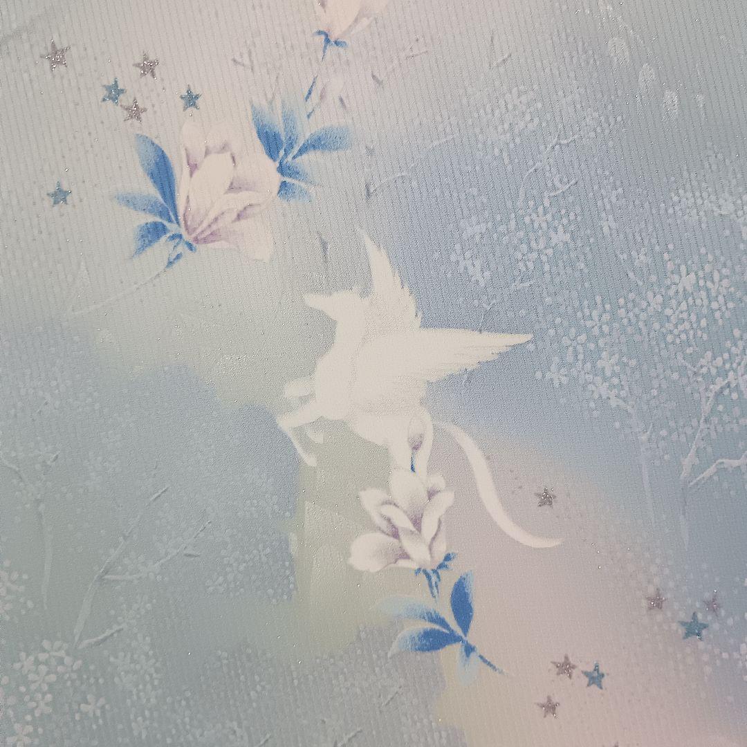 朱*構様 ペガサス柄小紋　サイズ大きめ　身丈169.5㎝　裄68㎝　トールサイズ