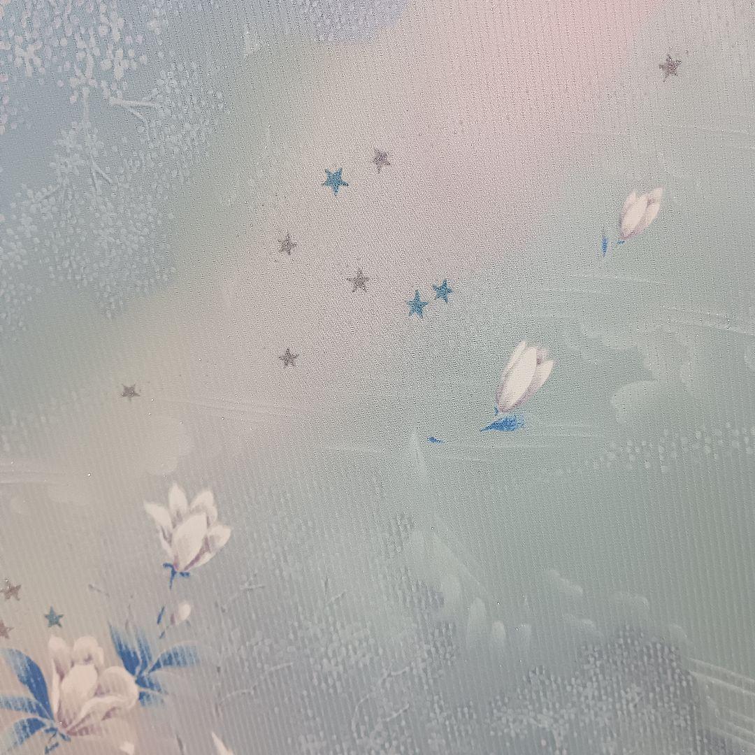 朱*構様 ペガサス柄小紋　サイズ大きめ　身丈169.5㎝　裄68㎝　トールサイズ