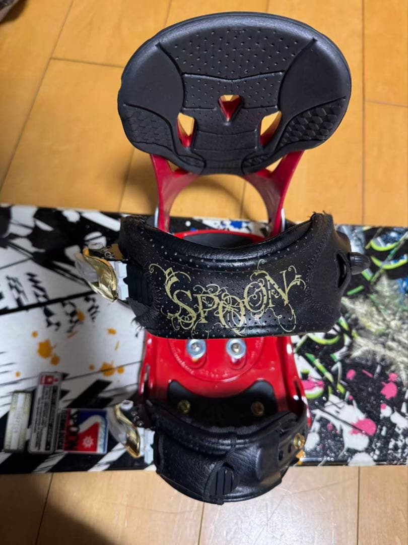 SPOON スノーボード155センチ　ビンディング　セット