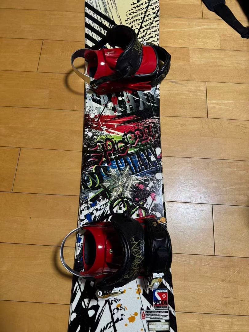 SPOON スノーボード155センチ　ビンディング　セット