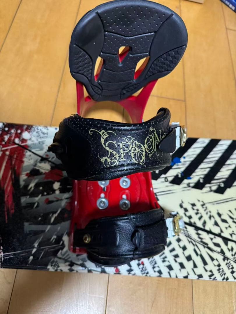 SPOON スノーボード155センチ　ビンディング　セット