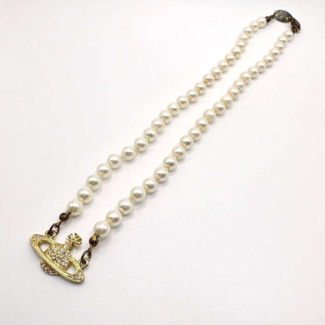 ヴィヴィアンウエストウッド パールネックレス オーブモチーフ チョーカー