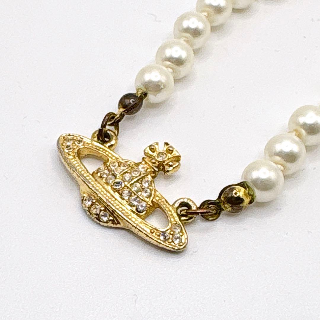 ヴィヴィアンウエストウッド パールネックレス オーブモチーフ チョーカー