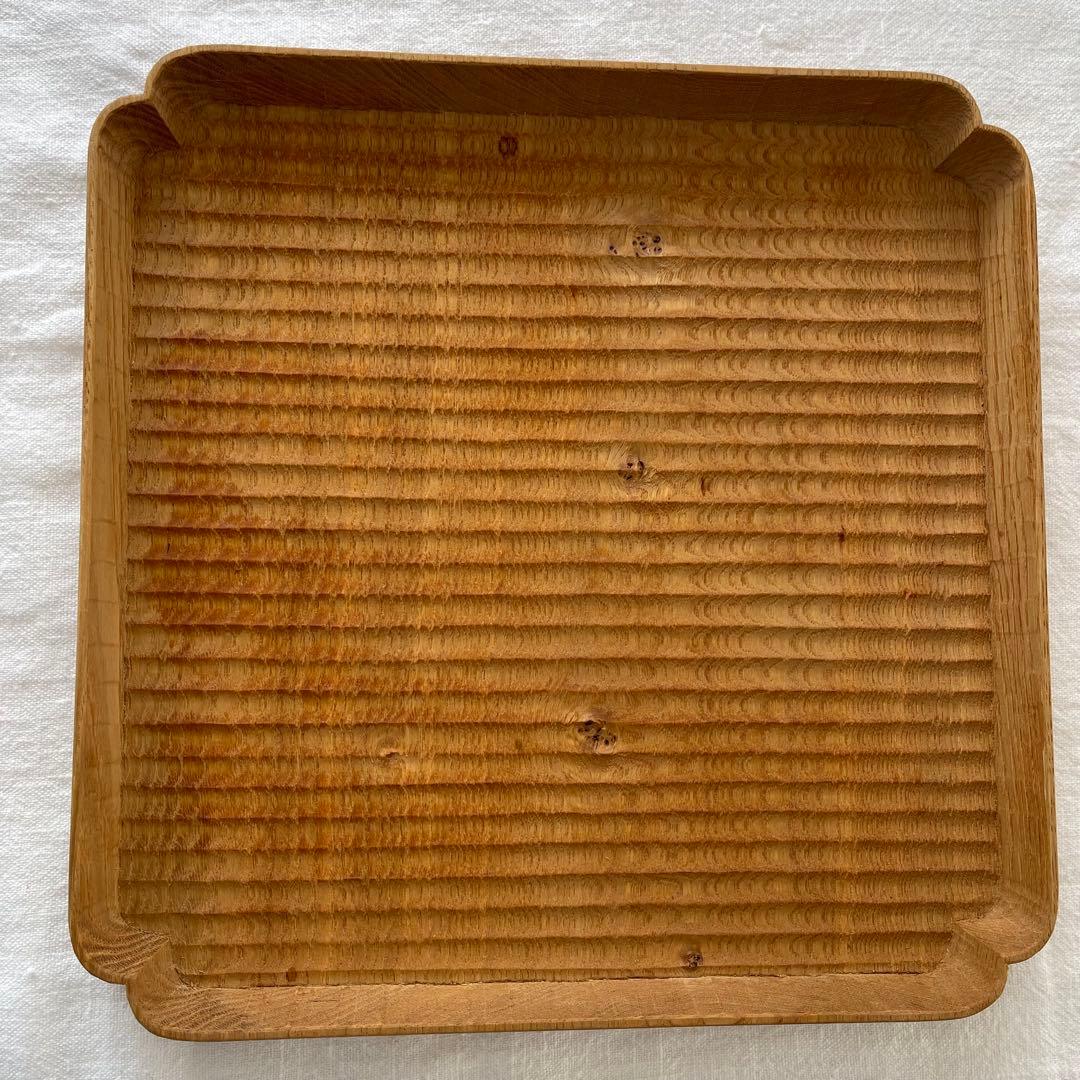 落合芝地　入隅盆　30cmトレー 2枚セット