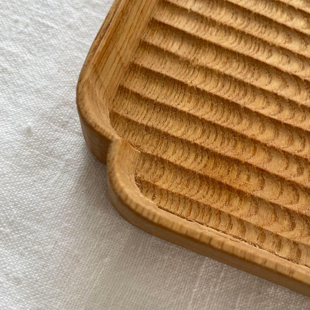 落合芝地　入隅盆　30cmトレー 2枚セット