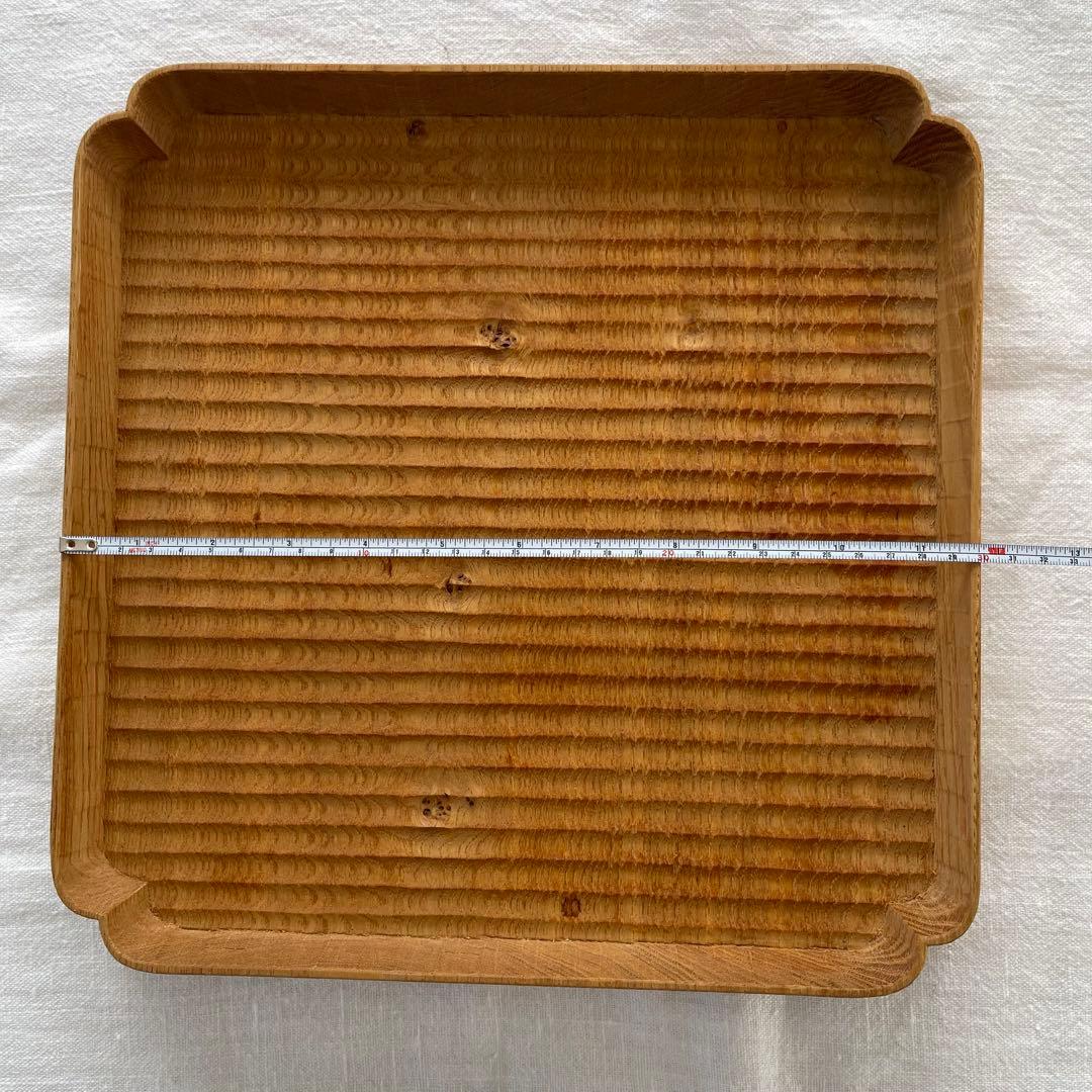 落合芝地　入隅盆　30cmトレー 2枚セット