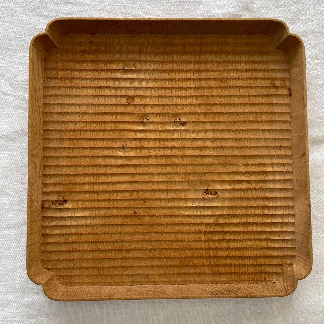 落合芝地　入隅盆　30cmトレー 2枚セット