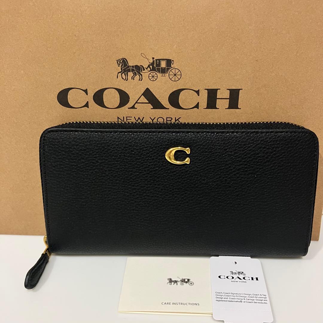 新品❤️コーチ　アコーディオン長財布　cc489