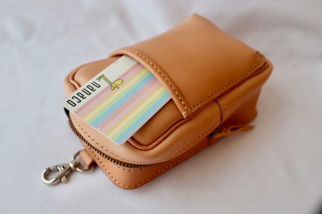 栃木ヌメ革　ベルトポーチ