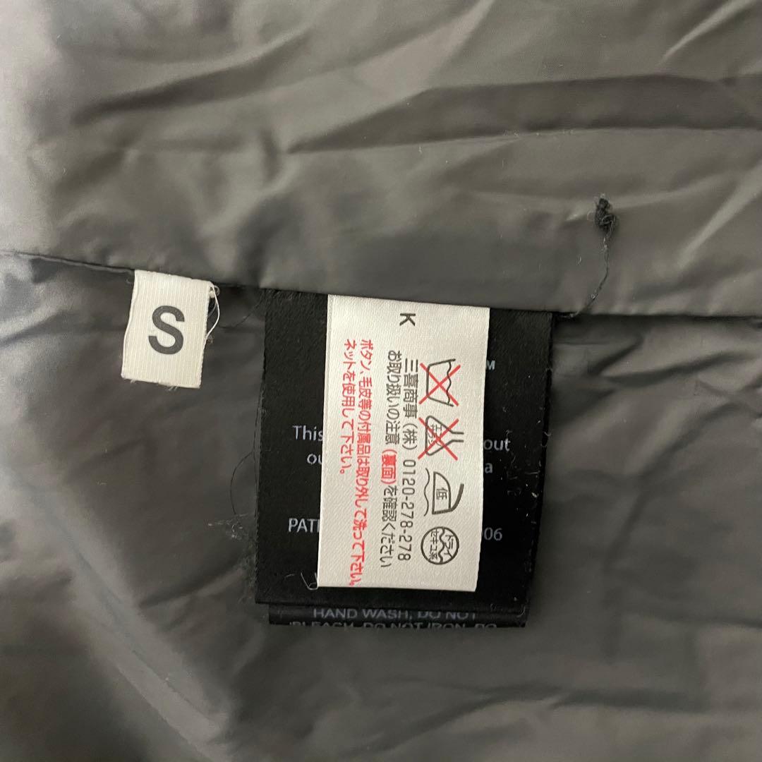 Bark バーク ショートダッフルコート 異素材切替 Thermore ブラック