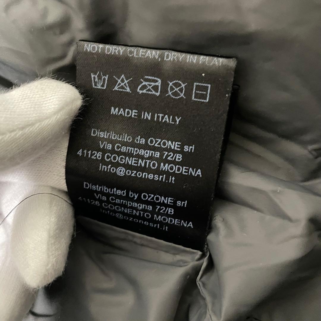 Bark バーク ショートダッフルコート 異素材切替 Thermore ブラック