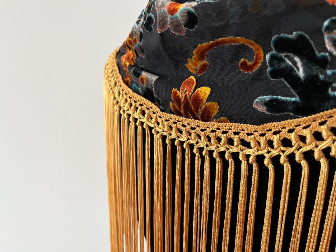 フラメンコ　マントンシージョ　ゴールドxブルージョーゼット　マスタードフレコ