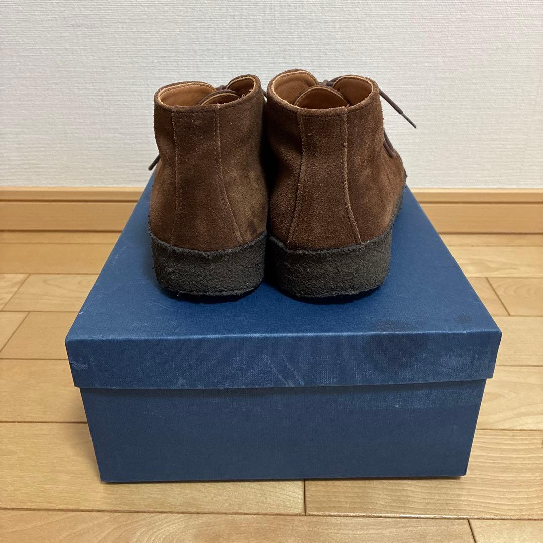 SANDERS サンダース　チャッカブーツ　スエード　ブラウン　箱あり