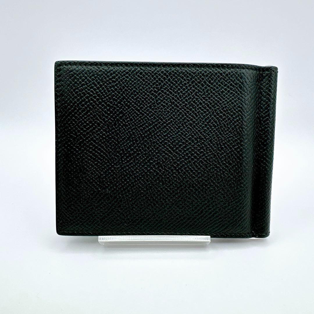 美品 ダンヒル dunhill カドガン マネークリップ ブラック　財布　二つ折