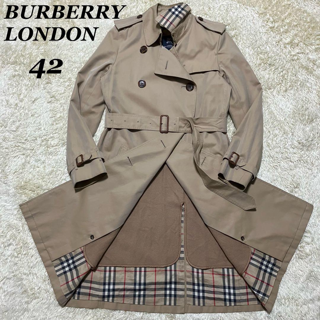 XL✨バーバリーロンドン トレンチコート ノバチェック ライナー ベージュ 42