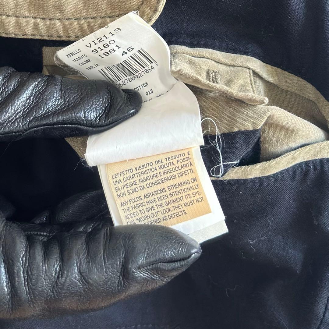 1990s EMPORIO ARMANI キルティング ダブルコート 46