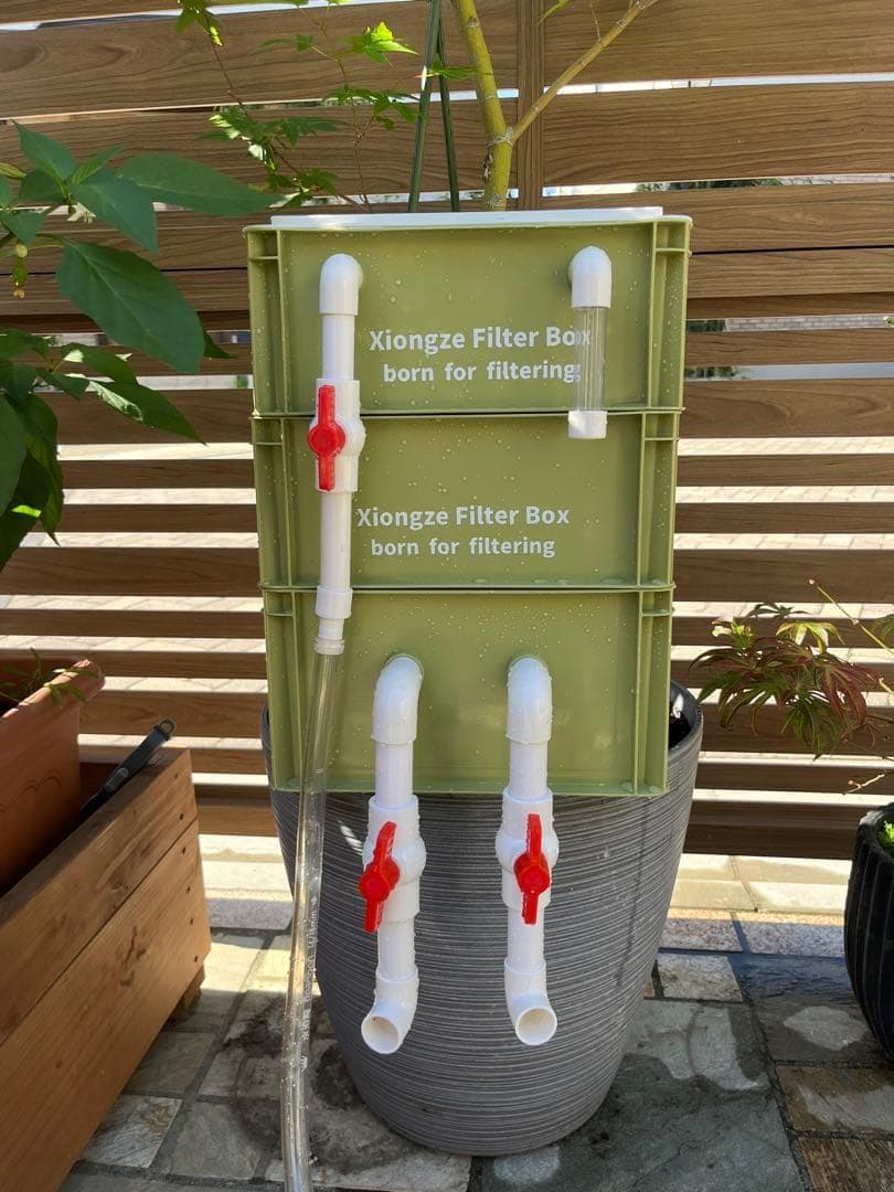 25W水中ポンプ付き　水槽用万能ろ過フィルター 外部式上部濾過装置器アクアリウム