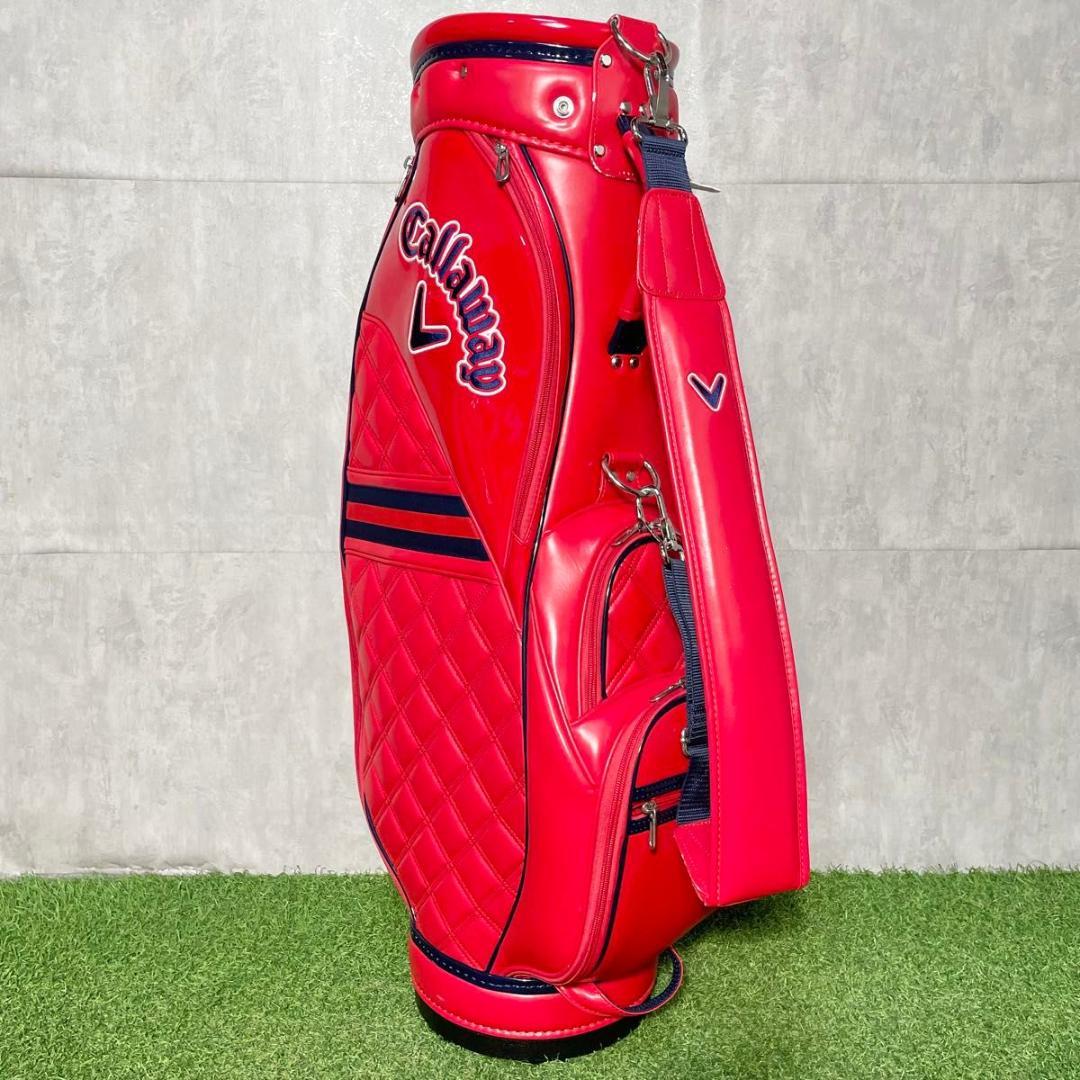 キャロウェイ Callaway キャディバッグ ゴルフバッグ レディース レッド