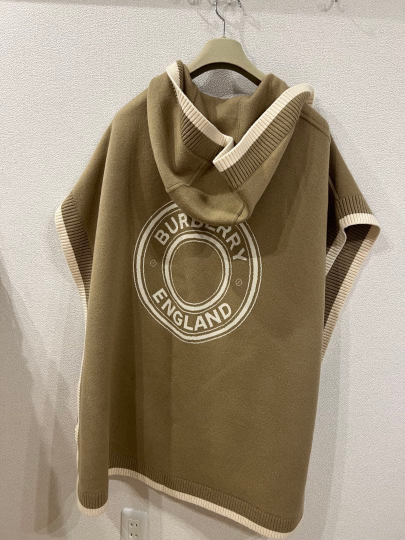 Burberry ポンチョ　ケープ　コート