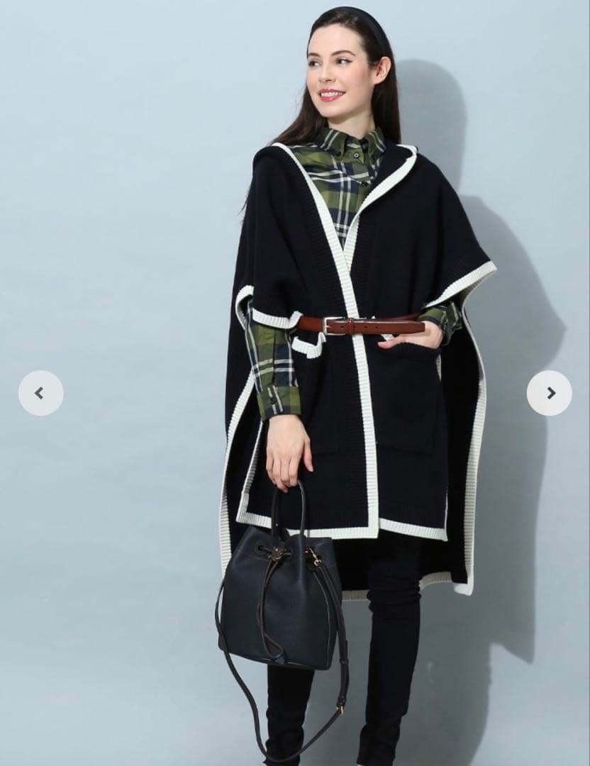 Burberry ポンチョ　ケープ　コート