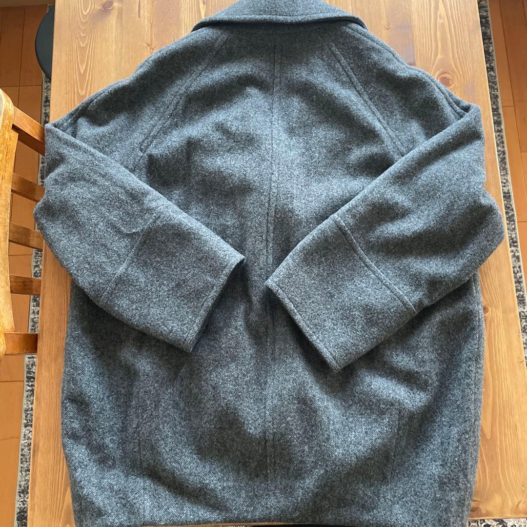 ジャーナルスタンダードレリューム　ウールコート　ダークグレー　ピーコート　38