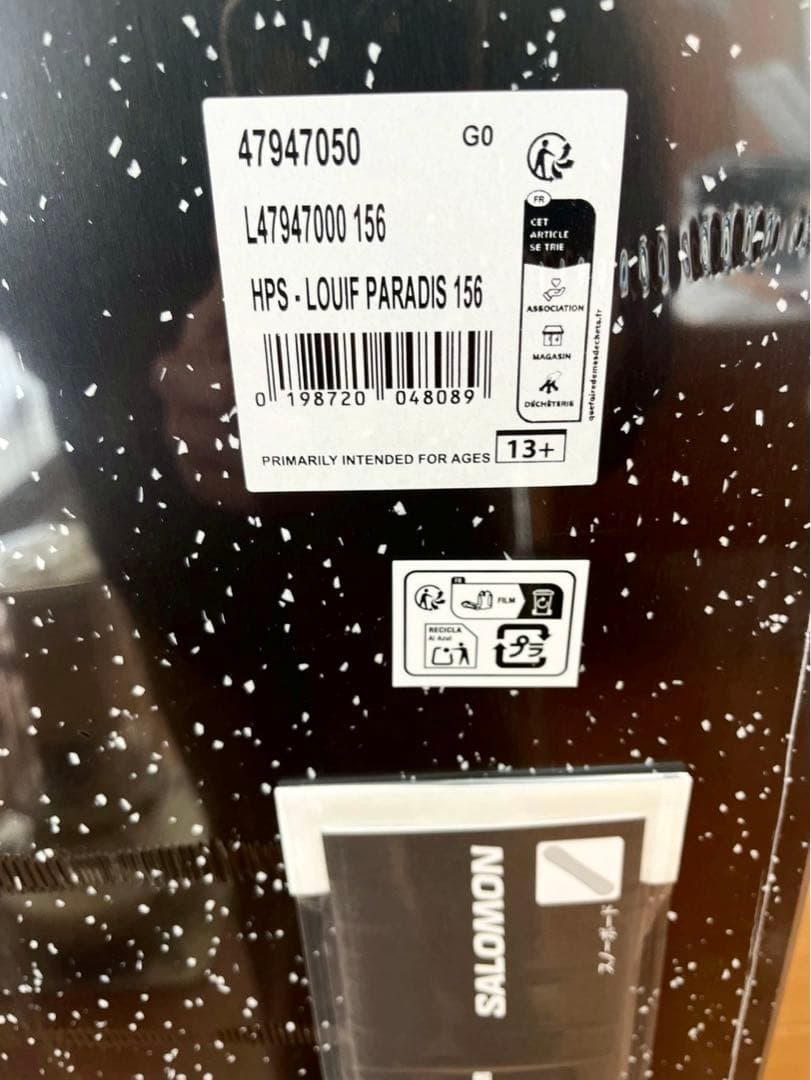 SALOMON 25-26 HPS LOUIF PARADIS 156 新品