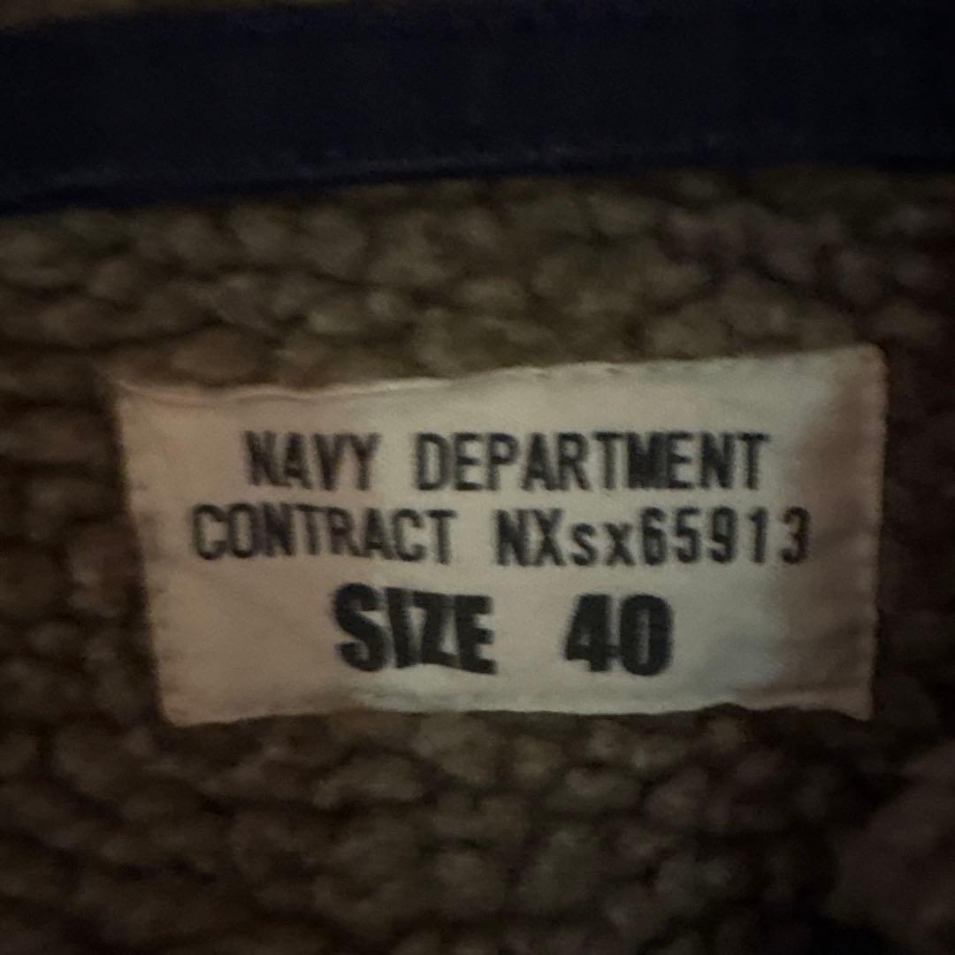 U.S.N. デッキジャケット ネイビー　サイズ40