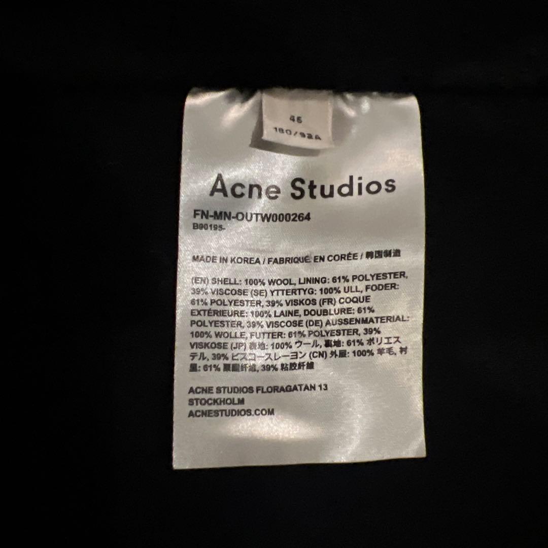 Acne Studios コート 【タグ付き・替えボタン付】