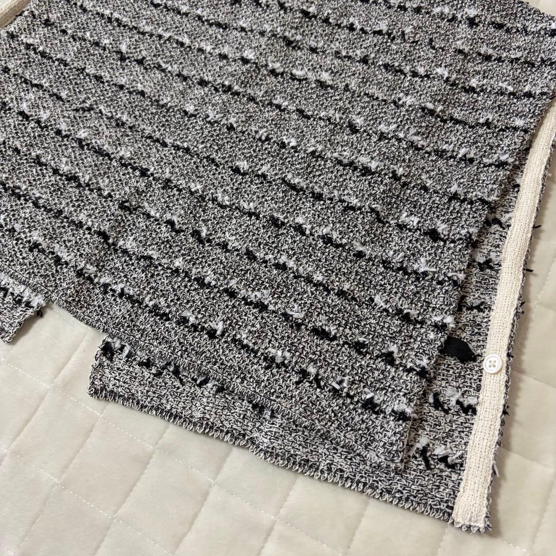 新品！今期！BEARDSLEY ビアズリー ツイードニットポンチョ