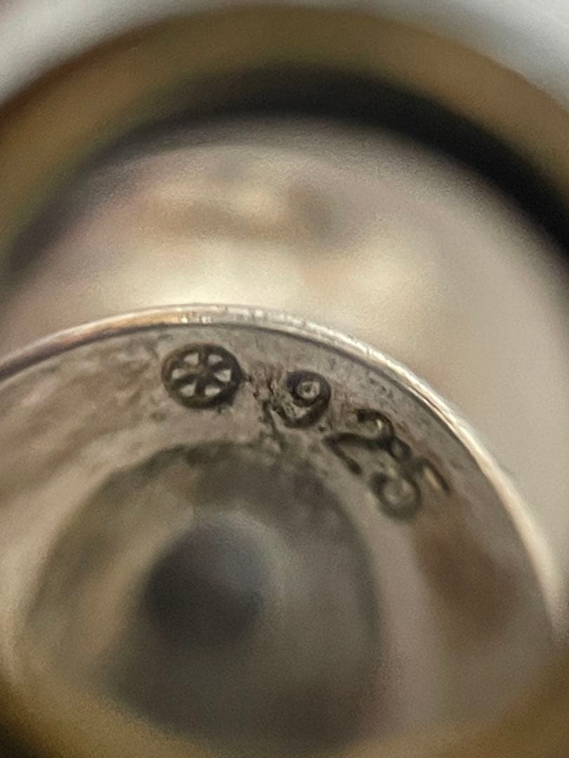 クロムハーツ 両面ダイヤ タイニーeドロップピアス ピアス(片耳用)