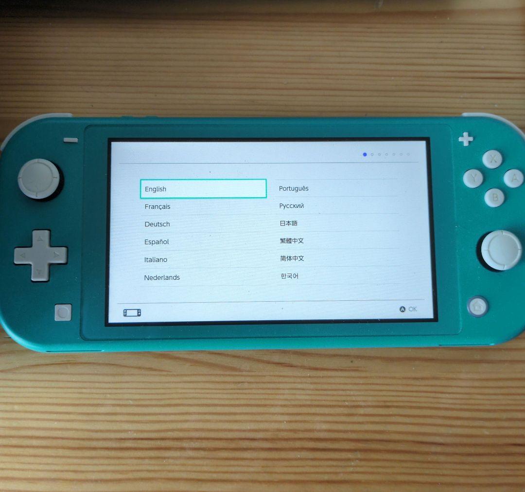 Nintendo Switch Lite ターコイズ　本体のみ　難あり
