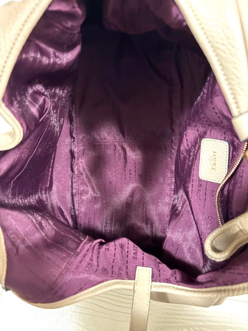 【美品】ロエベ カリエ ホーボー ベージュ　LOEWE