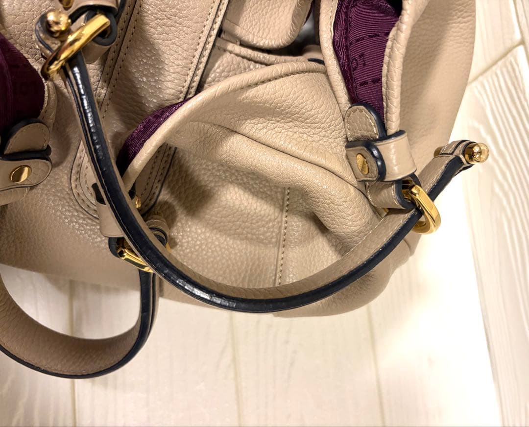 【美品】ロエベ カリエ ホーボー ベージュ　LOEWE