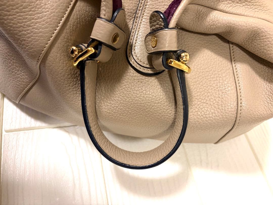 【美品】ロエベ カリエ ホーボー ベージュ　LOEWE